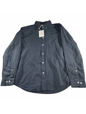 Portuguese Flannel Mens Blue Belavista Oxford Button Down Shirt Size M/L NWT